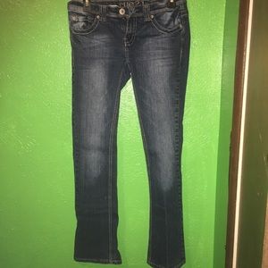 Dark Wash Boot Cut Jeans